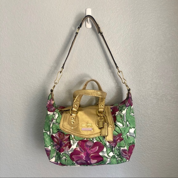 Coach Handbags - Coach Ashley Floral Satchel Purse - discontinued!